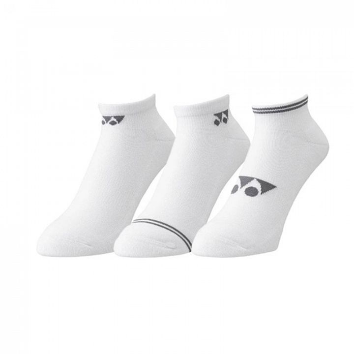 Yonex Low-Cut Socks 19218 3P White